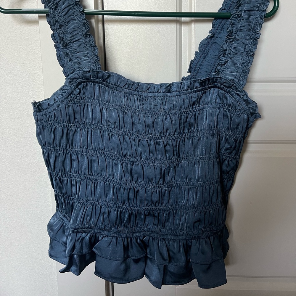 Blue tank top